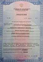 Сертификат школы Институт иностранных языков